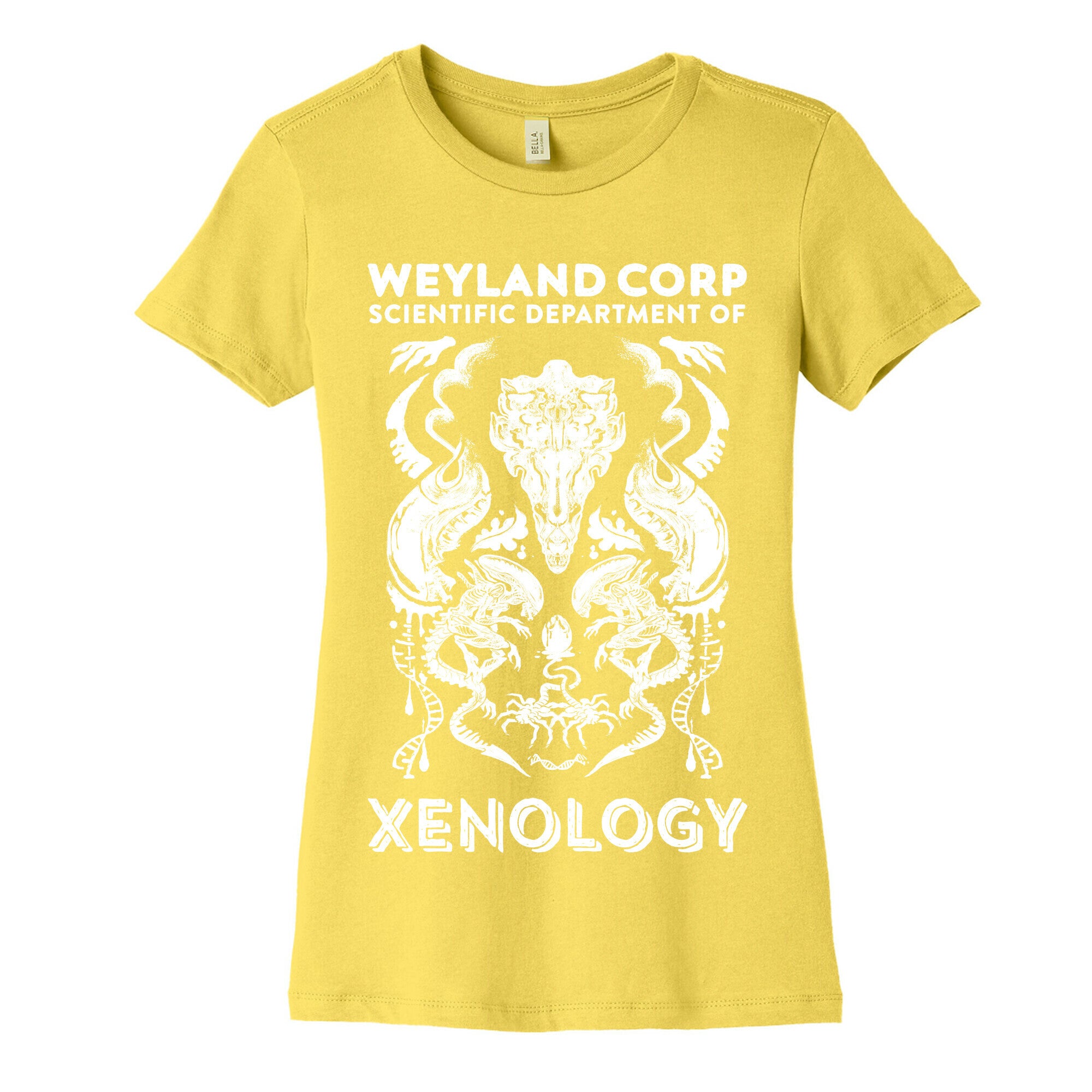 Weyland Corp Scientific Department Of Xenology Women's Cotton Tee
